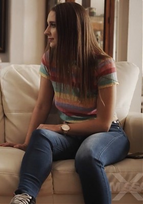 Смотрим порно вместе с Лейни